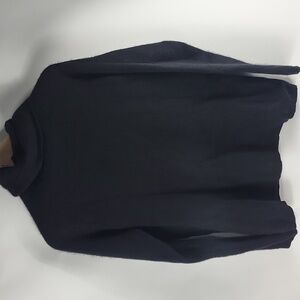 TSE Black 100% Cashmere Turtleneck Sweater